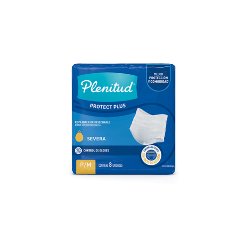 Ropa Interior Desechable Plenitud Protect Plus P/M x 8 unid