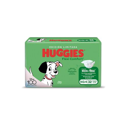 Pañales Huggies Flexi Comfort Talle XG Edición Limitada x 32 unid