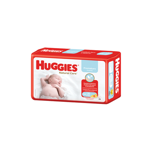 Pañal Huggies Puro y Natural Prematuro x 30 unid
