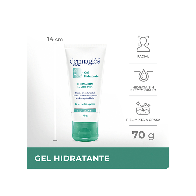 Dermaglos-43529_Dermaglos-Facial-Gel-Hidratante-Pieles-Mixtas-a-Grasas-x-70-gr_img1-	 7793742007606