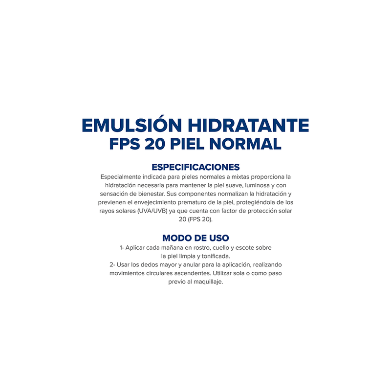 Dermaglos-48049_Dermaglos-Facial-Emulsion-Hidratante-FPS20-Piel-Normal-a-Mixta-x-70-ml_img1-7793742002922