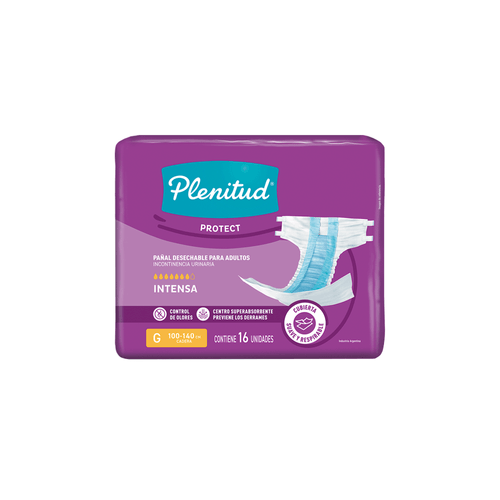 Pañal Plenitud Protect x 16 unid
