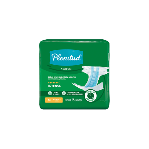 Pañal Plenitud Classic Grande x 16 unid
