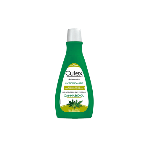 Quitaesmalte Cutex Antioxidante Con Cannabidiol x 100 ml