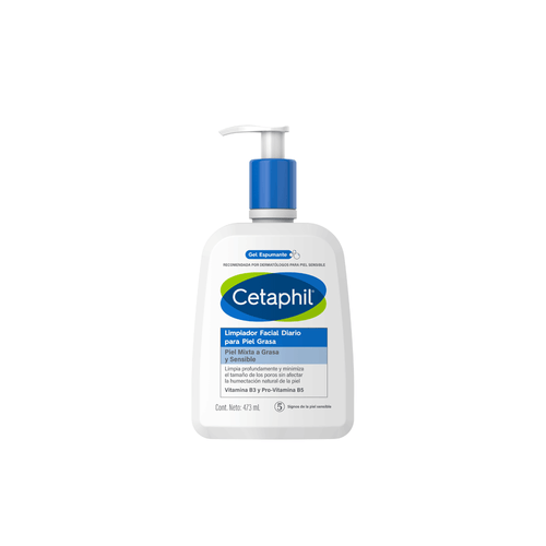 Limpiador Facial Cetaphil Diario para piel grasa x 473 ml