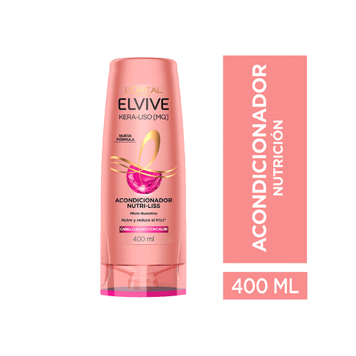 Acondicionador Elvive Kera Liso 230º x 400 Ml