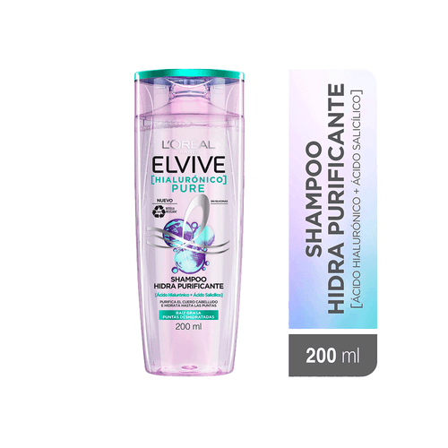 Shampoo Elvive Hialuronico Pure x 200 ml