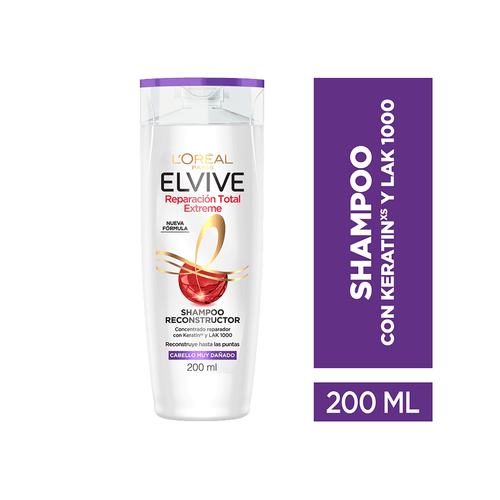 Shampoo Elvive Reparación Total Extreme x 200 ml