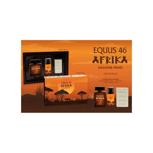 Estuche Equus 46 Afrika Edt 50 ml + Desodorante 50 ml + Jabon 100 gr