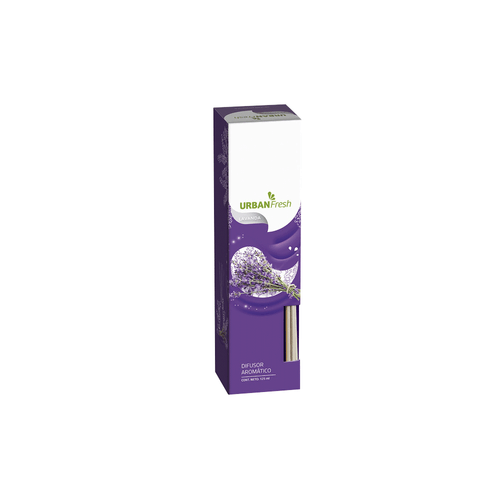 Difusor Aromático Urban Fresh Con varillas Lavanda x 125 ml