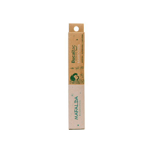 Cepillo Dental Bucal Tac Bamboo Para Niños Mafalda x 1 unid