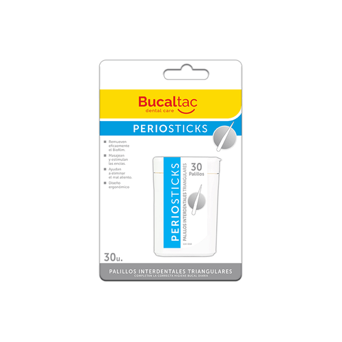 Palillos Interdentales Bucal Tac Periosticks x 30 unid