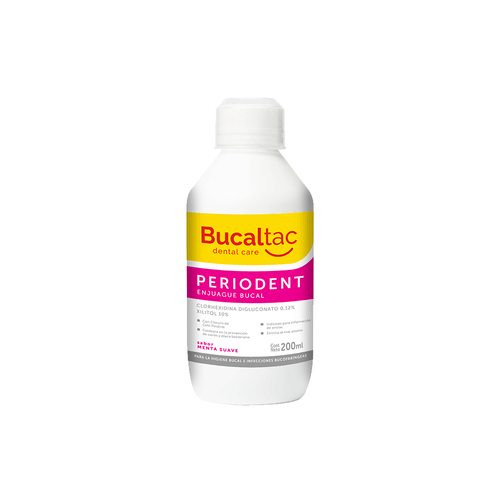 Enjuague Bucal Tac Periodent Menta Suave x 200 ml