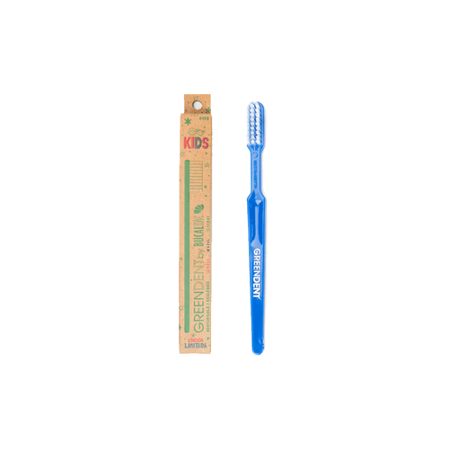 Cepillo Dental Green Dent Niños Mango Plástico Reciclado (Color Sujeto a Stock)