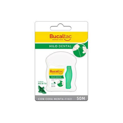 Hilo Dental Bucal Tac Fino de Menta x 50 mts