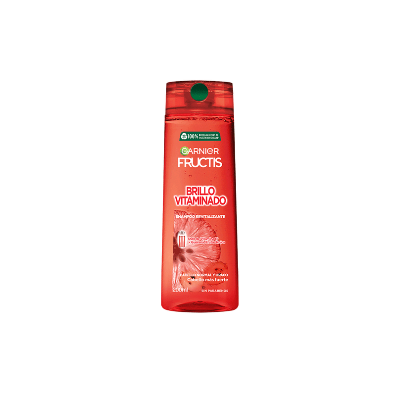 Shampoo Brillo Vitaminado Fructis Garnier x 200 ml-7509552805260-2110889