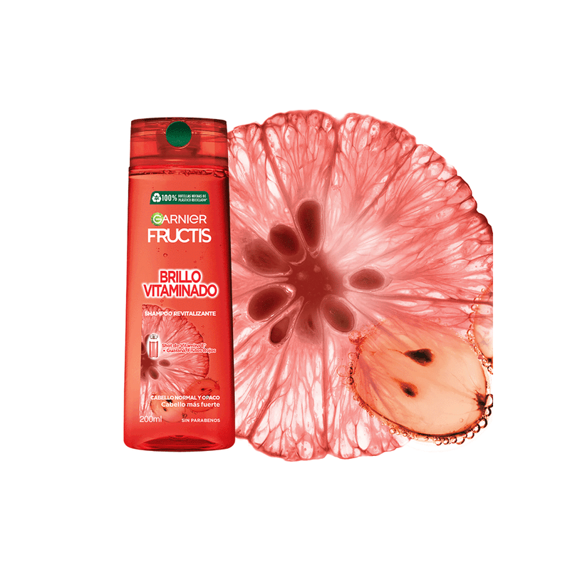 Shampoo Brillo Vitaminado Fructis Garnier x 200 ml-7509552805260-2110889