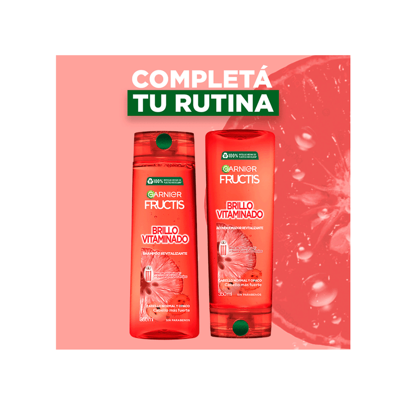 Shampoo Brillo Vitaminado Fructis Garnier x 200 ml-7509552805260-2110889