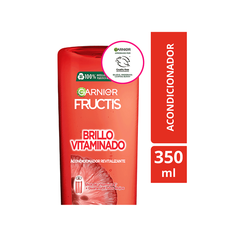 Acondicionador Brillo Vitaminado Fructis Garnier x 350 ml-7509552914108-2110874