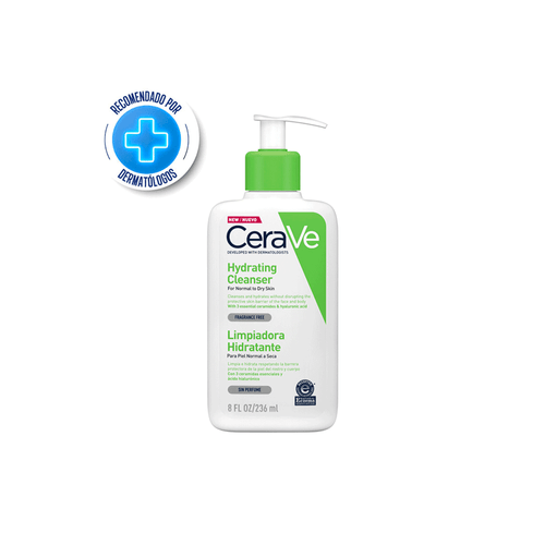 Limpiadora Hidratante CeraVe para Piel Normal a Seca x 236 ml