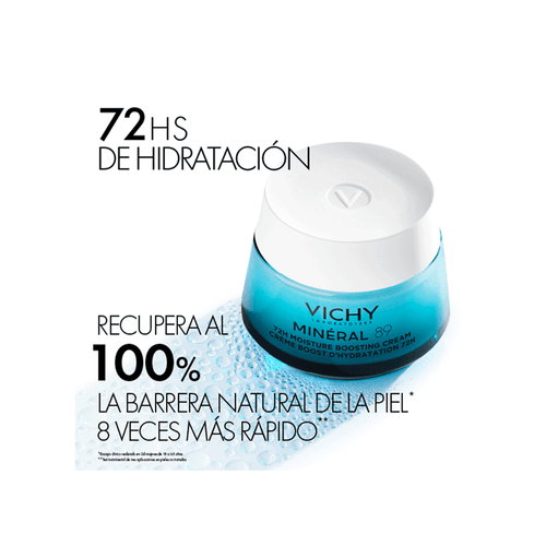 Crema Facial Vichy Minéral 89 sin Fragancia x 50 ml