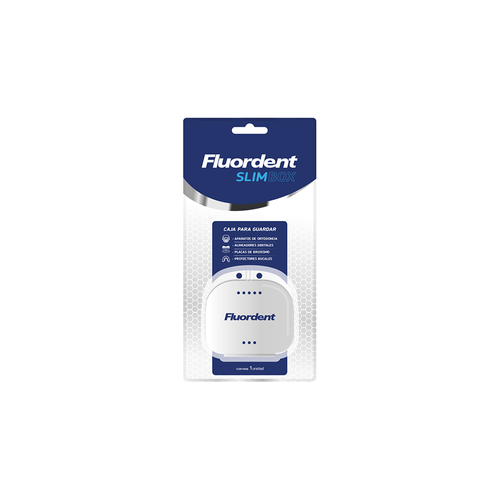 Caja de Protectores y Ortodoncia Fluordent Slim Box (Color Sujeto a Stock)