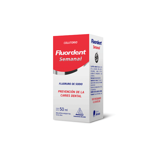 Enjuague Bucal anticaries Fluordent Semanal x 50 ml