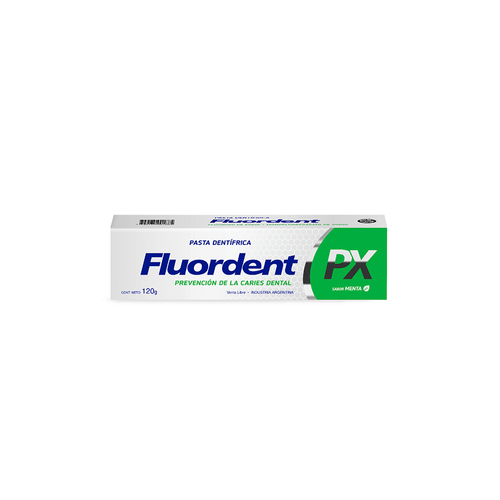 Pasta Dental Anticaries con 1450 ppm flúor Fluordent PX x 120 gr