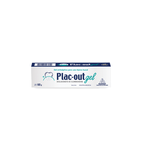 Gel Antiséptico Bucal Plac Out x 60 gr