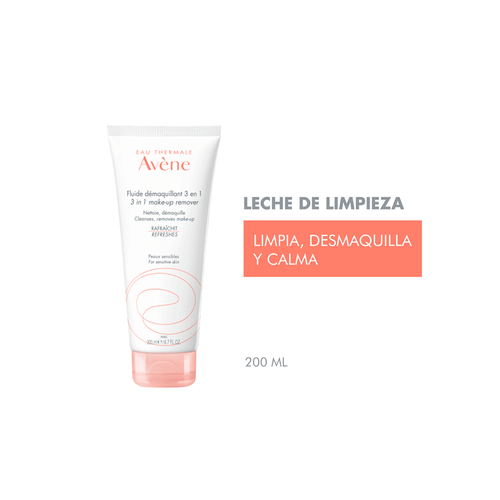 Fluido Desmaquillante 3 en 1 Avene x 200 ml