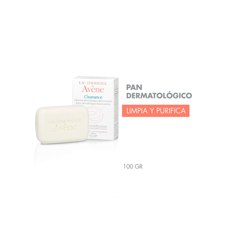 2106602_Avene-Avene-Cleanance-Jabon-Dermatologico-Pieles-Grasas-Acne-x-100-gr_img1
