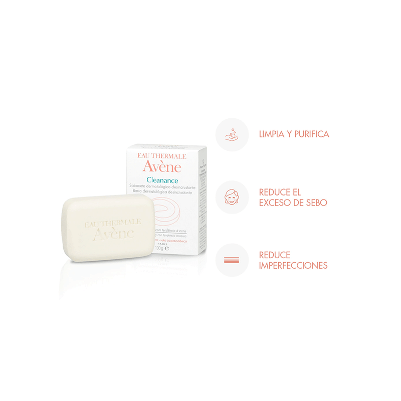 2106602_Avene-Avene-Cleanance-Jabon-Dermatologico-Pieles-Grasas-Acne-x-100-gr_img1