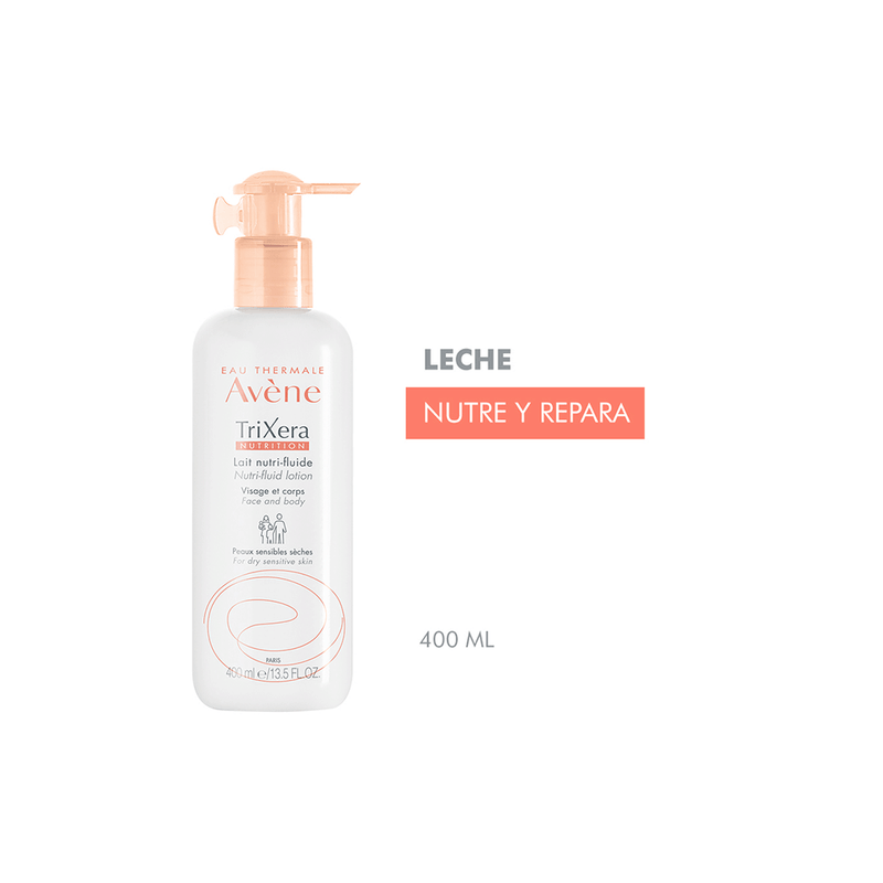 Avene Trixera Nutrición Leche Nutri-Fluida x 400 ml-7798095418666