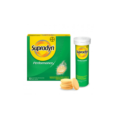 Suplemento Dietario Supradyn Performance Comprimidos Efervescentes x 30 Comp