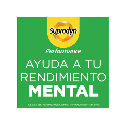 Suplemento Dietario Supradyn Performance Comprimidos Efervescentes x 30 Comp