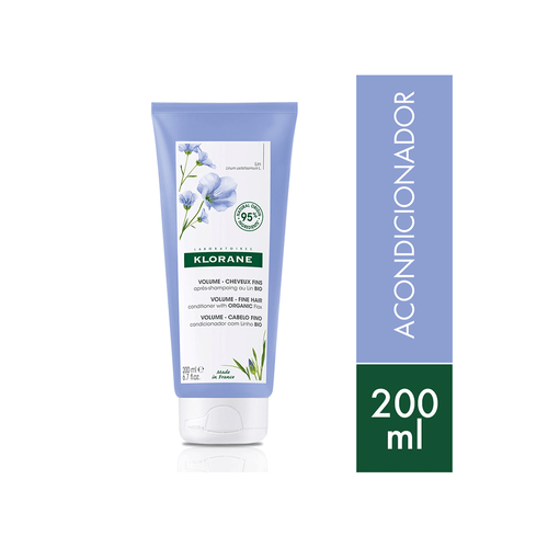 Acondicionador Voluminizador Klorane Lino x 200 ml