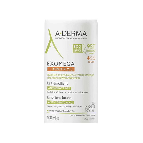 Leche Emoliente Aderma Exoma Control x 400 ml