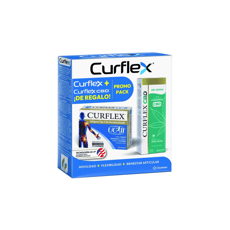 Pack-Curflex-Ucii-Colageno-30-comp---Cbd-Crema-100-g-Curflex
