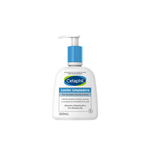 Loción Cetaphil Limpiadora para Piel Sensible x 300 ml