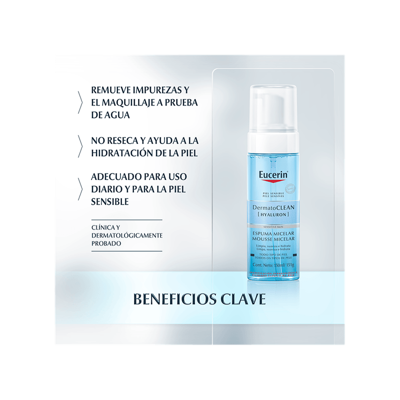 2118385_Eucerin-Eucerin-Dermatoclean-Espuma-Micelar-x-150ml_img1