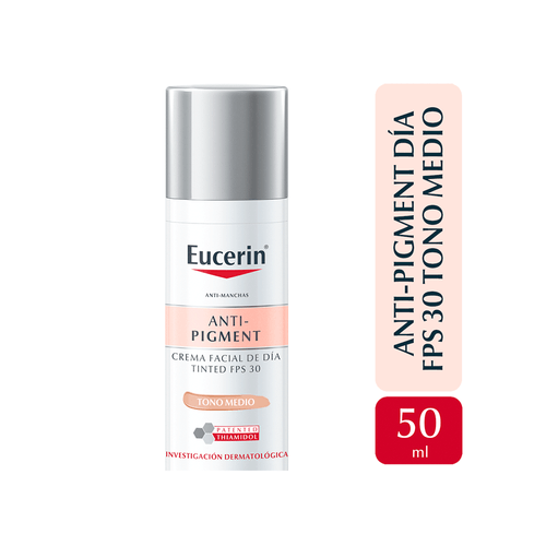 Anti Pigment Crema de Dia Eucerin Tono Medio FPS 30 x 50 ml