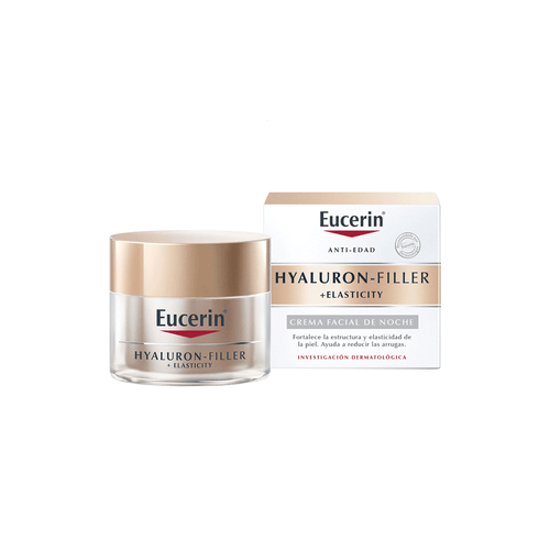 Crema Facial Antiedad de Noche Eucerin Hyaluron-Filler + Elasticity x 50 ml