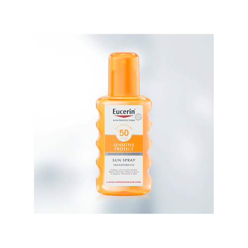 Protector Solar en Spray Transparente Eucerin Sensitive Protect FPS 50 x 200 ml