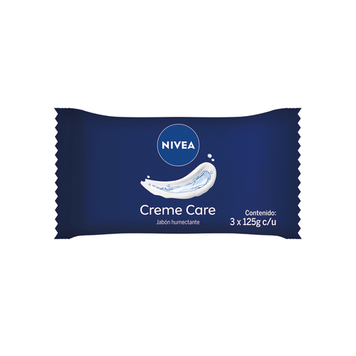 Jabón Humectante Nivea Creme Care 3 Unidades x 125 gr