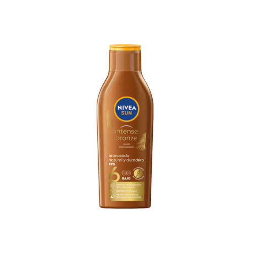 Bronceador Solar Nivea Sun Intense Bronze FPS 6 x 200 ml