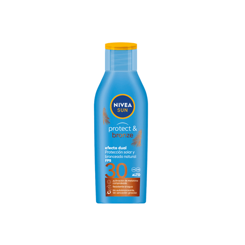 Protector Solar Nivea Sun Protect &amp; Bronze FPS 30 x 200 ml