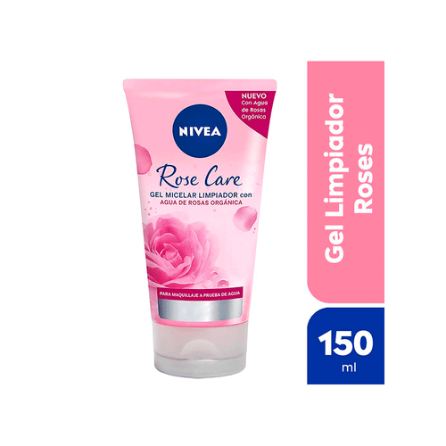 Gel Limpiador Micelar Nivea Rose Care x 150 ml