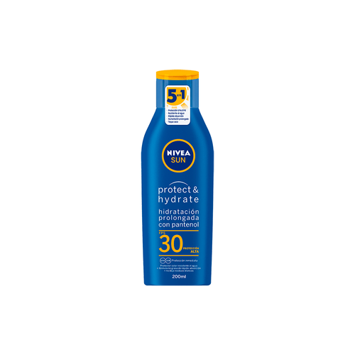 Loción Sun Protect &amp; Hydrate Nivea SFP30 x 200 ml