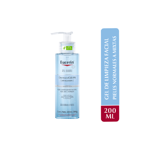 Gel de Limpieza Facial Eucerin Dermatoclean x 200 ml