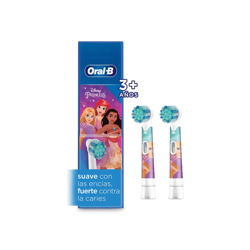 Repuesto Cepillo Eléctrico Oral B Princesas x 2 unid